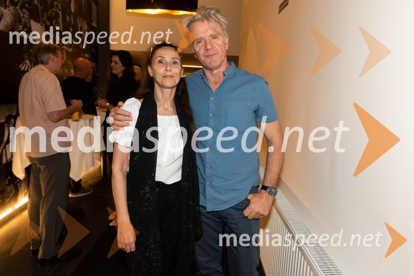  Lučka Počkaj, igralka;  Branko Završan, igralecDolg, premiera drame SLG Celje