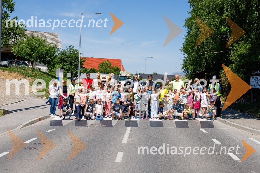 3D zebra odslej tudi pred OŠ Predoslje