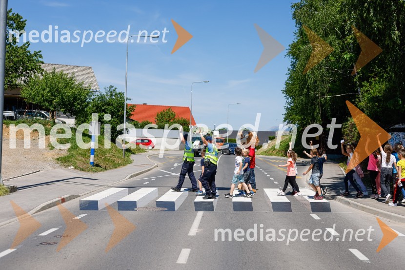 3D zebra odslej tudi pred OŠ Predoslje