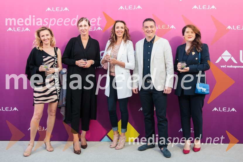  ... ;  ... ;  Zvezdana Radulović, direktorica, BetterLifestyle;  Toni Pugelj, direktor SES Slovenija in center manager nakupovalnega središča Aleja;  ... Aleja, 2. rojstni dan