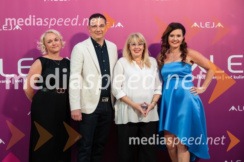  Klavdija Miklavžin Javornik, vodja marketinga, Aleja;  Toni Pugelj, direktor SES Slovenija in center manager nakupovalnega središča Aleja;  ... ; mag. Andreja  Jernejčič, direktorica podjetja Lin&NilAleja, 2. rojstni dan