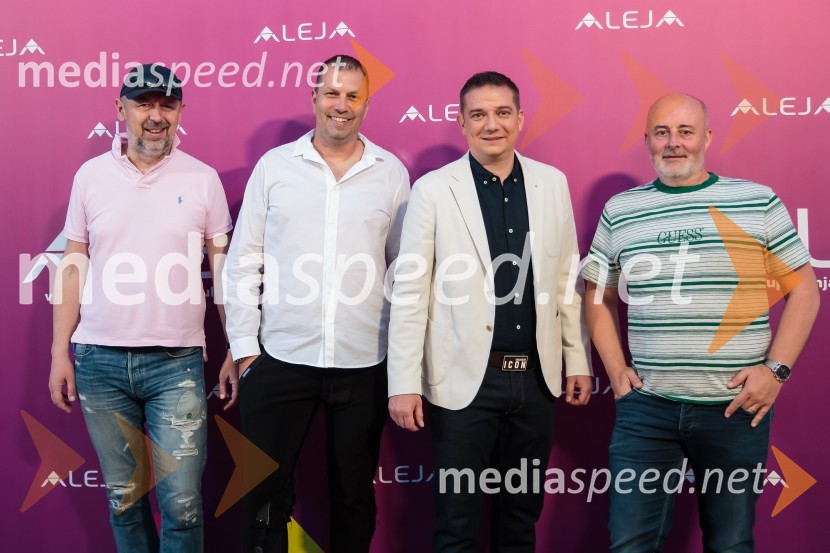  Nejc Tisu, vodja produkcije, Radio 1;  ... ;  Toni Pugelj, direktor SES Slovenija in center manager nakupovalnega središča Aleja;  ... Aleja, 2. rojstni dan