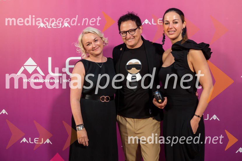  Klavdija Miklavžin Javornik, vodja marketinga, Aleja;  Dejan Tamše, direktor festivala BUMfest, organizator dogodkov, tolkalec;  Urška Sedminek Tamše, salon lepote UrškaAleja, 2. rojstni dan