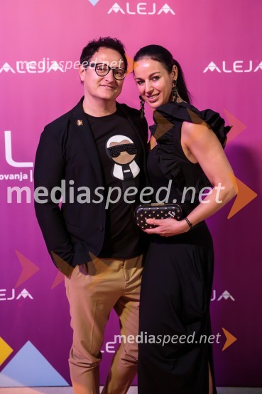  Dejan Tamše, direktor festivala BUMfest, organizator dogodkov, tolkalec;  Urška Sedminek Tamše, salon lepote UrškaAleja, 2. rojstni dan