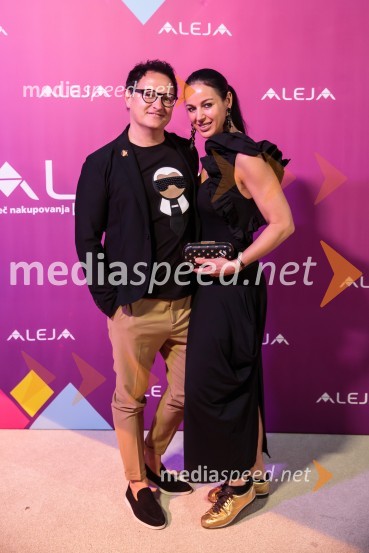  Dejan Tamše, direktor festivala BUMfest, organizator dogodkov, tolkalec;  Urška Sedminek Tamše, salon lepote UrškaAleja, 2. rojstni dan