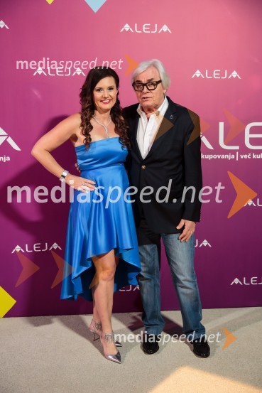 mag. Andreja  Jernejčič, direktorica podjetja Lin&Nil;  Lado  Leskovar, pevec in ambasador UnicefAleja, 2. rojstni dan