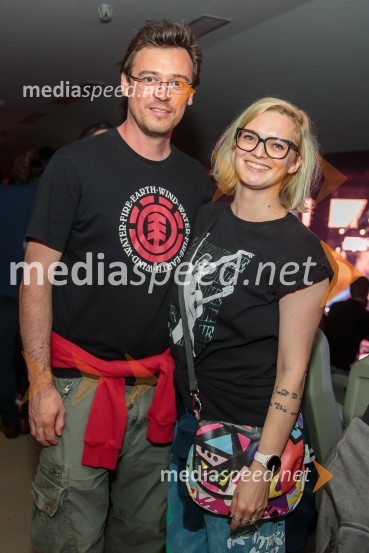  Boštjan Meglič, glasbenik, član skupine Siddharta;  Teja Jaklič Meglič, vodja marketinga, Miele SlovenijaKoncert Big Foot Mama ob 30- letnici delovanja