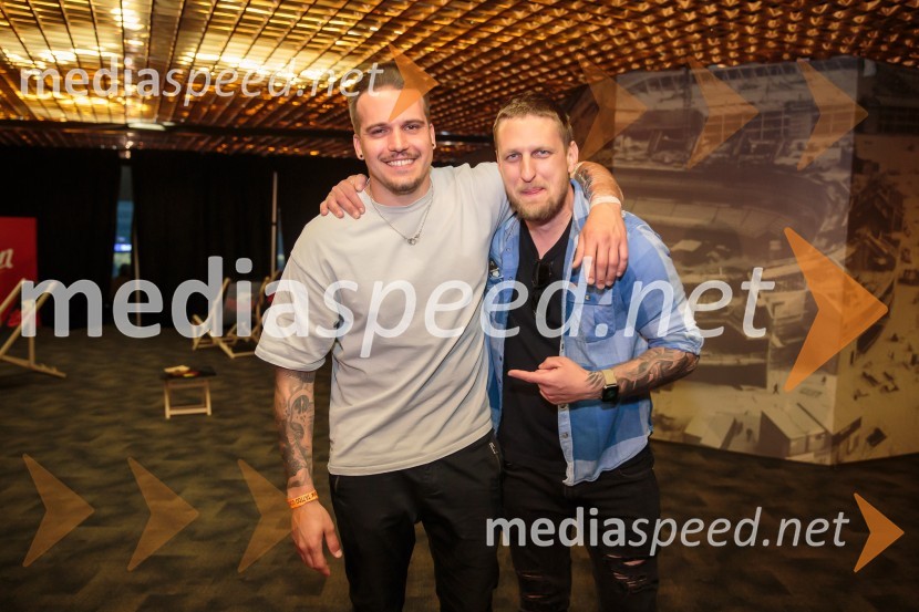  Tim Kores - Kori, glasbenik;  Dejan Marič, Tattoo DejanKoncert Big Foot Mama ob 30- letnici delovanja