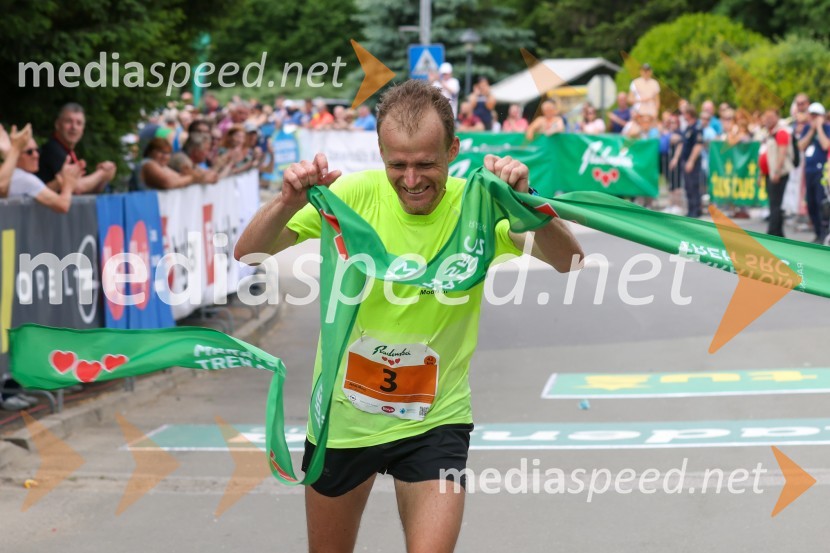  Janez Mulej, slovenski prvak v maratonu40. Maraton treh src