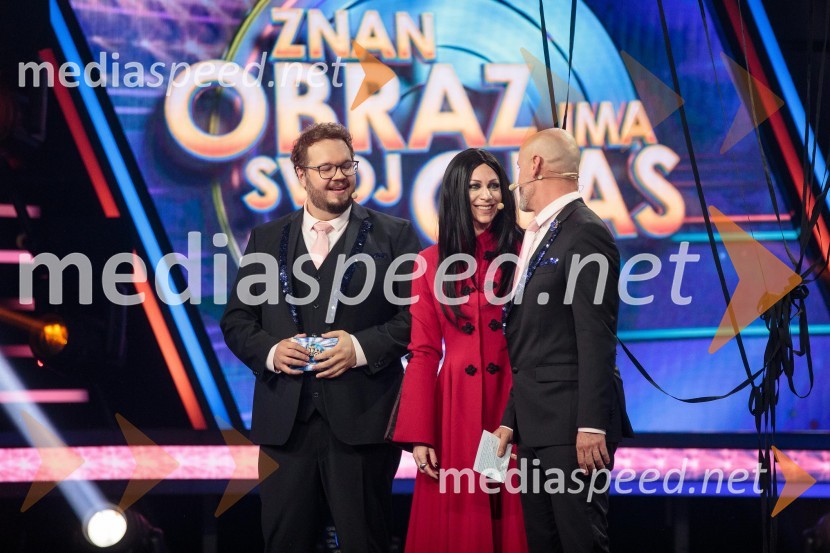  Sašo Stare, stand up komik, voditelj;  Martina Majerle, pevka;  Peter Poles, televizijski voditeljZnan obraz ima svoj glas, 10. oddaja