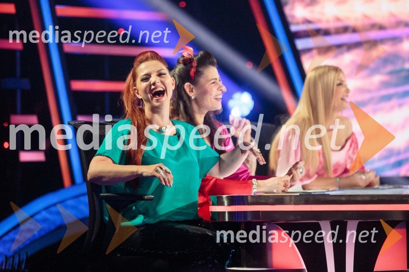  Tanja Žagar, pevka;  Ana Maria Mitić, stand up komičarka;  Helena Blagne, pevkaZnan obraz ima svoj glas, 10. oddaja