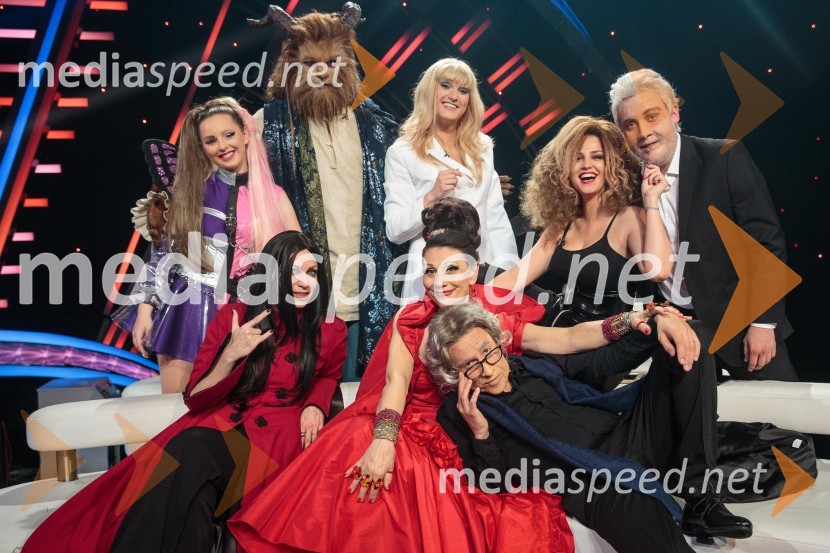  Adrijana Kamnik, pevka;  Martina Majerle, pevka;  Mario Pešić, pevec, skupina The Sticky Licks;  Matevž Derenda, Booom;  Damjana Golavšek, pevka;  Anej Piletič, BQL;  Nastja  Gabor, pevka;  Rok Piletič, BQLZnan obraz ima svoj glas, 10. oddaja