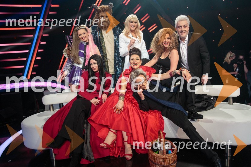  Adrijana Kamnik, pevka;  Martina Majerle, pevka;  Mario Pešić, pevec, skupina The Sticky Licks;  Damjana Golavšek, pevka;  Matevž Derenda, Booom;  Anej Piletič, BQL;  Nastja  Gabor, pevka;  Rok Piletič, BQLZnan obraz ima svoj glas, 10. oddaja