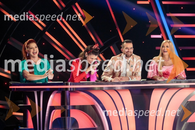  Tanja Žagar, pevka;  Ana Maria Mitić, stand up komičarka;  Andrej Škufca, štirikratni svetovni plesni prvak in plesni sodnik;  Helena Blagne, pevkaZnan obraz ima svoj glas, 10. oddaja