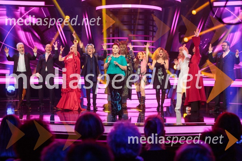  Rok Piletič, BQL;  Peter Poles, televizijski voditelj;  Damjana Golavšek, pevka;  Anej Piletič, BQL;  Tanja Žagar, pevka;  Mario Pešić, pevec, skupina The Sticky Licks;  Adrijana Kamnik, pevka;  Nastja  Gabor, pevka;  Matevž Derenda, Booom;  Martina Majerle, pevka;  Sašo Stare, stand up komik, voditeljZnan obraz ima svoj glas, 10. oddaja