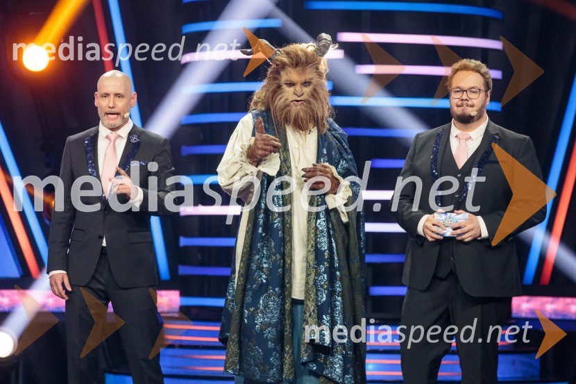  Peter Poles, televizijski voditelj;  Mario Pešić, pevec, skupina The Sticky Licks;  Sašo Stare, stand up komik, voditeljZnan obraz ima svoj glas, 10. oddaja