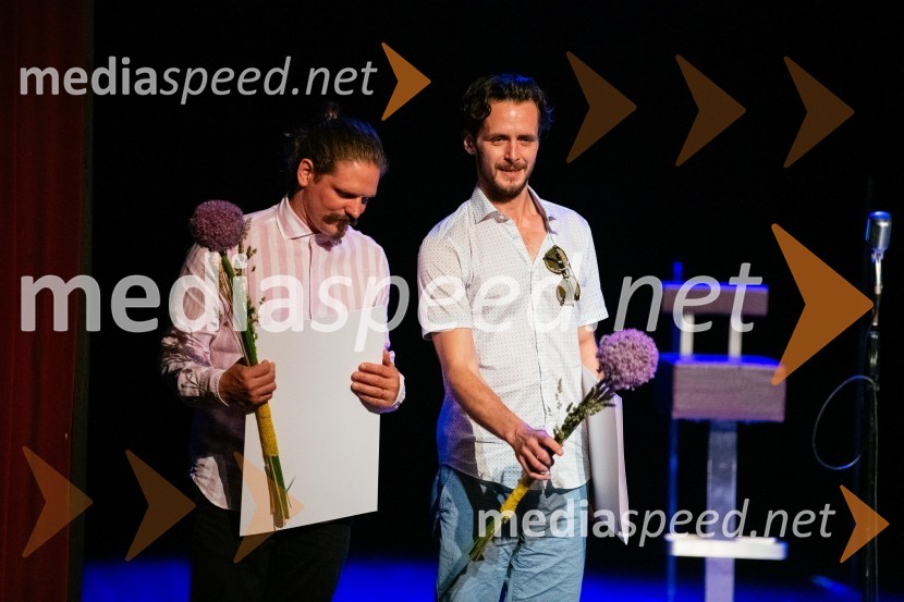  Andrej Vrhovnik, kostumograf;  Matija Rupel, igralecTantadruj, podelitev primorskih gledaliških nagrad, Gledališče Koper