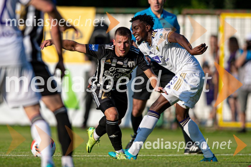  Klemen Šturm, nogometaš, NŠ Mura;  Antoine Makoumbou, nogometaš, NK MariborMura - Maribor, nogometna tekma