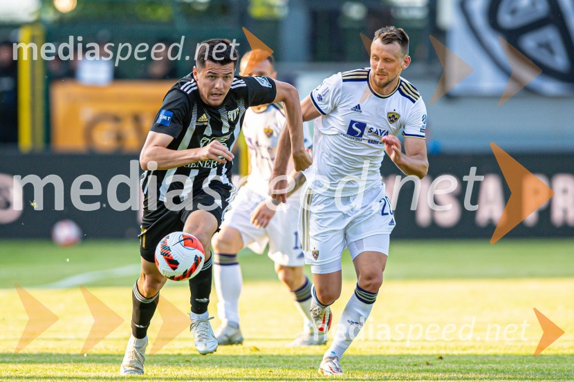  Mirlind Daku, nogometaš, NŠ Mura;  Max  Watson, nogometaš, NK MariborMura - Maribor, nogometna tekma