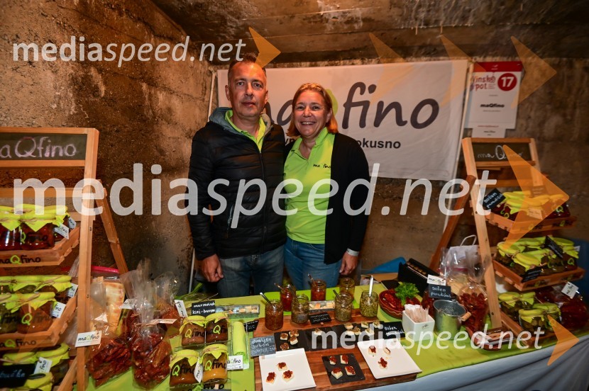  Denis  Marušič, blagovna znamka maQfino;  Ines Marušič, blagovna znamka maQfinoVinska pot v rovih pod starim Kranjem, petek