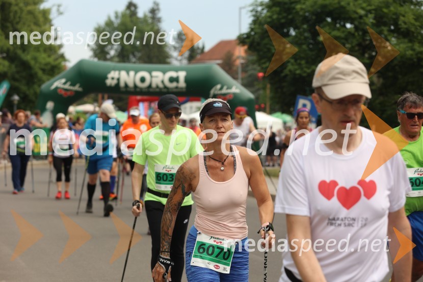  Mojca Šraj, 2. mesto, nordijska hoja ženske F, 41. Maraton treh src40. Maraton treh src