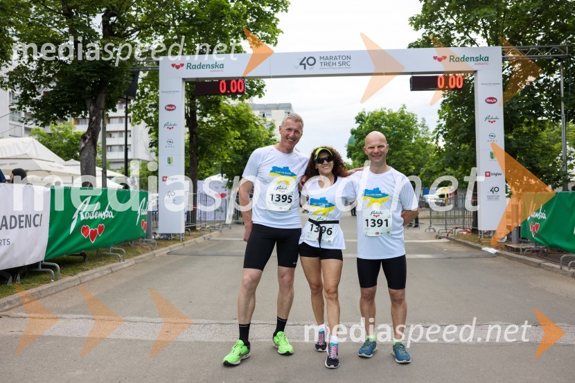  Boštjan Kostanjevec;  Marija Rojič;  Aleš Forštnarič40. Maraton treh src