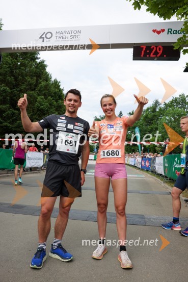  Miha Šimenc, smučarski tekač, Slovenija;  Anamarija Lampič, smučarska tekačica, Slovenija40. Maraton treh src