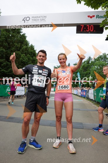  Miha Šimenc, smučarski tekač, Slovenija;  Anamarija Lampič, smučarska tekačica, Slovenija40. Maraton treh src