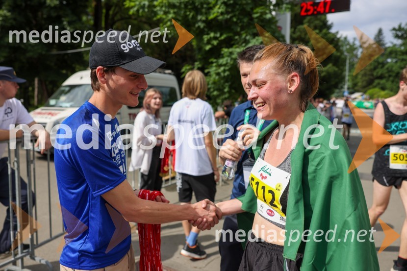  Domen Prevc, smučarski skakalec;  Breda Škedelj40. Maraton treh src