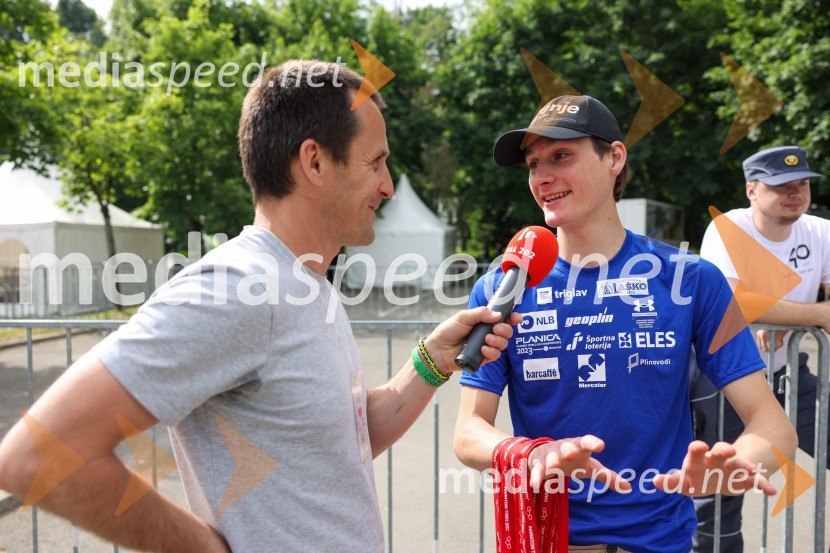  ... ;  Domen Prevc, smučarski skakalec40. Maraton treh src