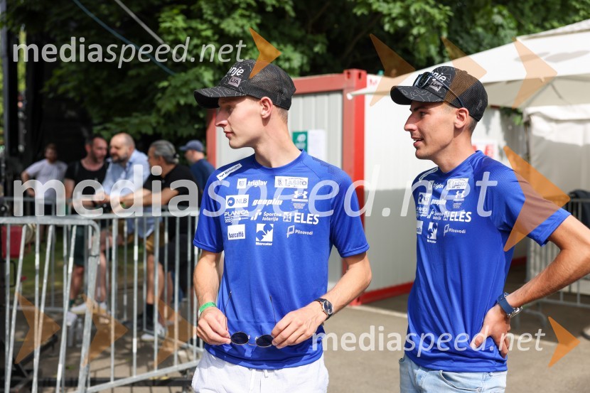  Žiga  Jelar, smučarski skakalec;  Timi Zajc, smučarski skakalec40. Maraton treh src