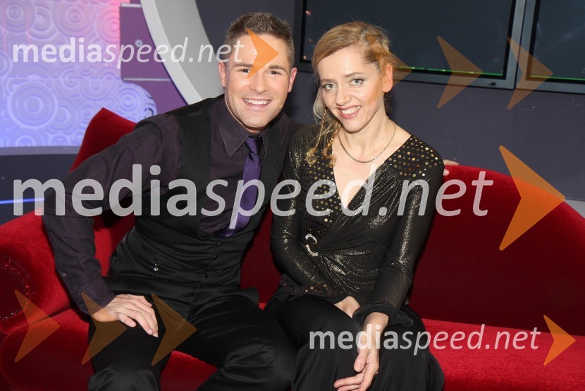 Sebastian, pevec in tv voditelj ter ...Rdeča preproga s Sebastianom, snemanje božično-novoletne oddaje