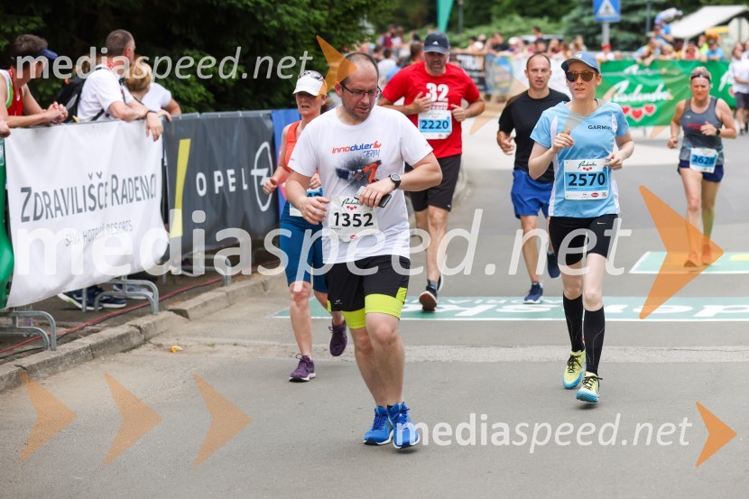  Goran Hafner;  Tanja Miklavc40. Maraton treh src
