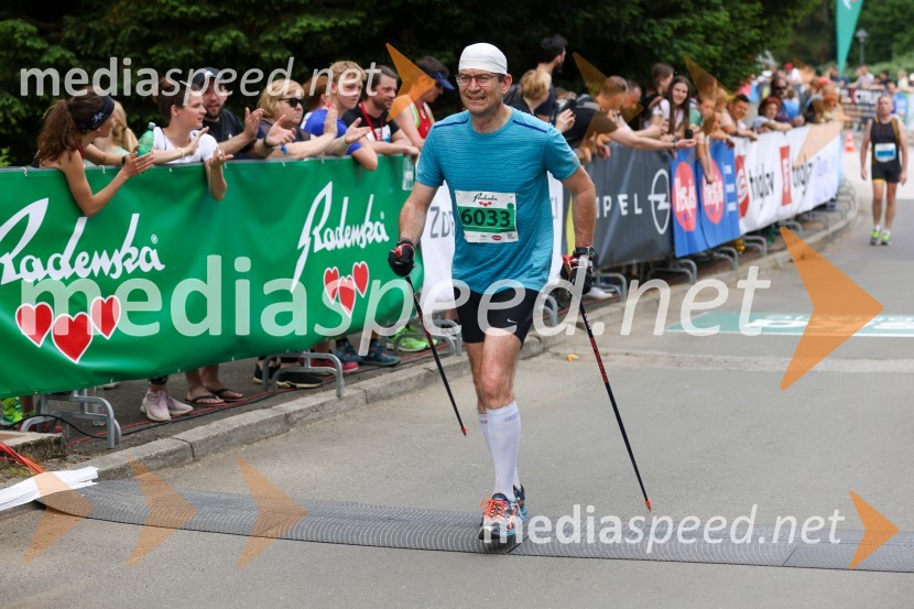  Anton Mayerhofer, 2. mesto, Nordijska hoja - moški F, 41. Maraton treh src40. Maraton treh src