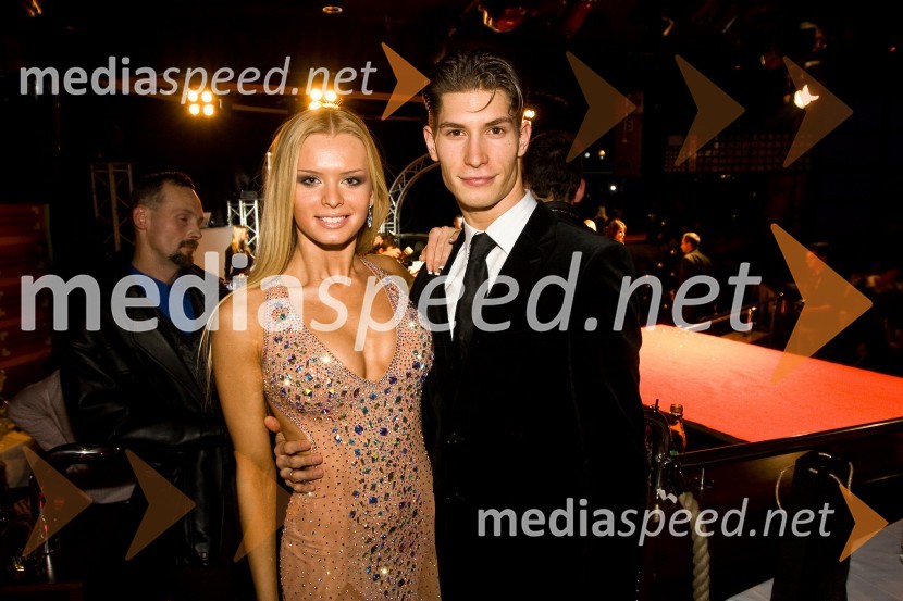 Nadiya Bychkova, Miss Casino Kongo 2008 in plesalka; in njen soplesalec, Miha VodičarMiss Casino Kongo 2009