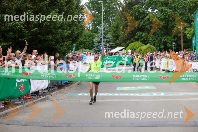  Janez Mulej, slovenski prvak v maratonu40. Maraton treh src