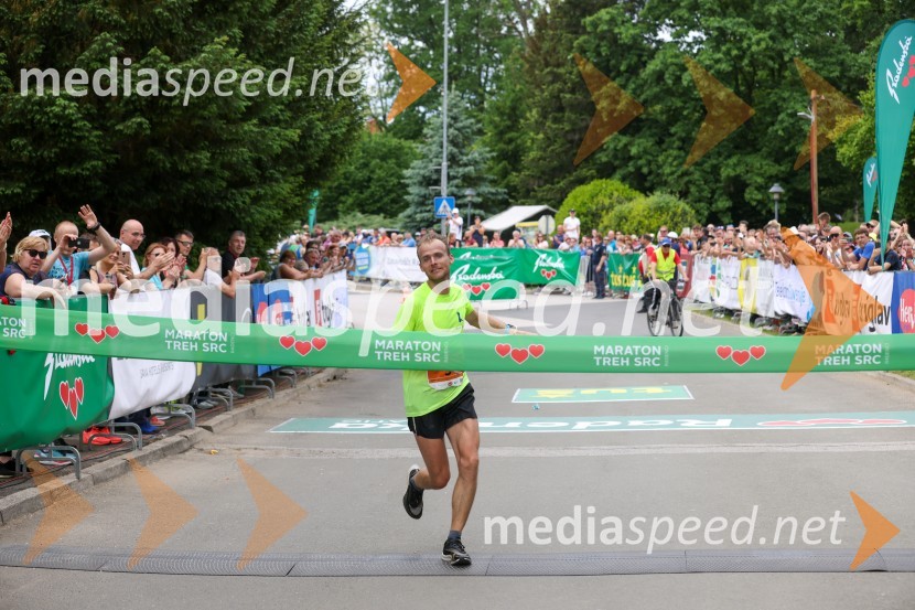  Janez Mulej, slovenski prvak v maratonu40. Maraton treh src