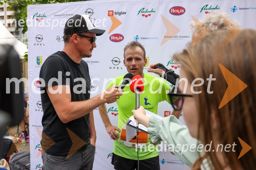  Janez Mulej, slovenski prvak v maratonu40. Maraton treh src