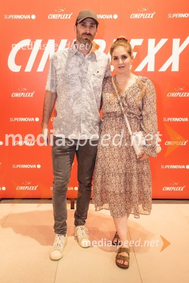  Jan Žumer, atlet;  Ajda Sitar Žumer, blogerka, Miss športa Slovenije 2009Svečana otvoritev Cineplexx - Ljubljana Rudnik