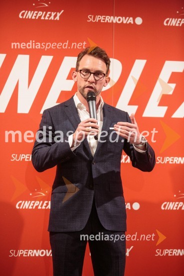  Lucas Langhammer, direktor podjetja Cineplexx v SlovenijiSvečana otvoritev Cineplexx - Ljubljana Rudnik