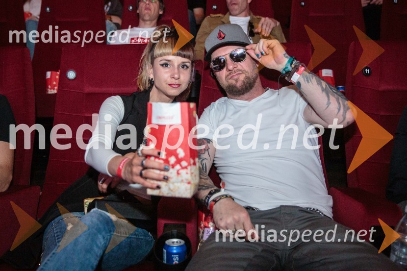  Cassie Kagen, frizerka;  Tomi Meglič, glasbenik, pevec skupine SiddhartaSvečana otvoritev Cineplexx - Ljubljana Rudnik