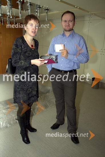 Darja in Franc PečnikVesela vdova, premiera operete