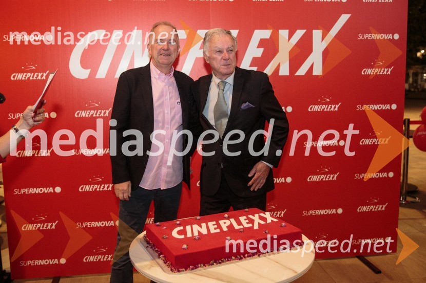  Christian Langhammer, CEO Cineplexx International;  Enver Hadžiabdić , direktor družbe CineplexxSvečana otvoritev Cineplexx - Ljubljana Rudnik