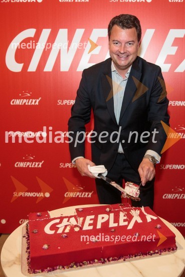mag. Christof  Papousek, finančni direktor in sopartner družbe Cineplexx InternationalSvečana otvoritev Cineplexx - Ljubljana Rudnik