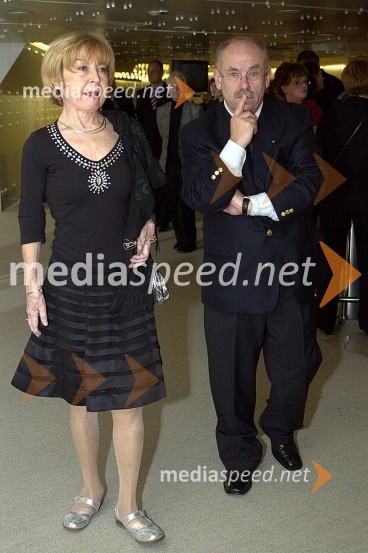 Jelka Sicherl in Vito HabjanVesela vdova, premiera operete