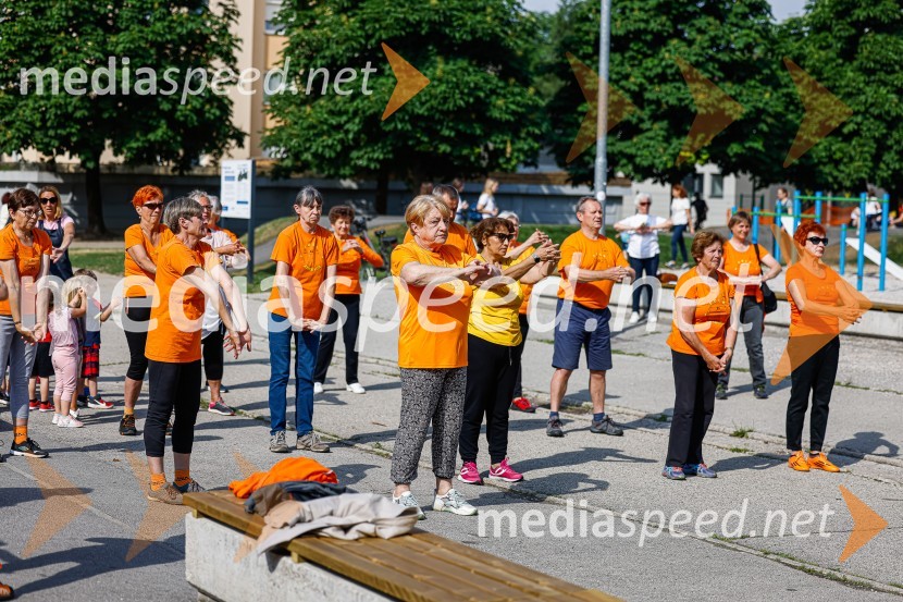 Vadba 1000 gibov, Društvo šola zdravjaParada učenja Ljudske univerze Kranj 2022