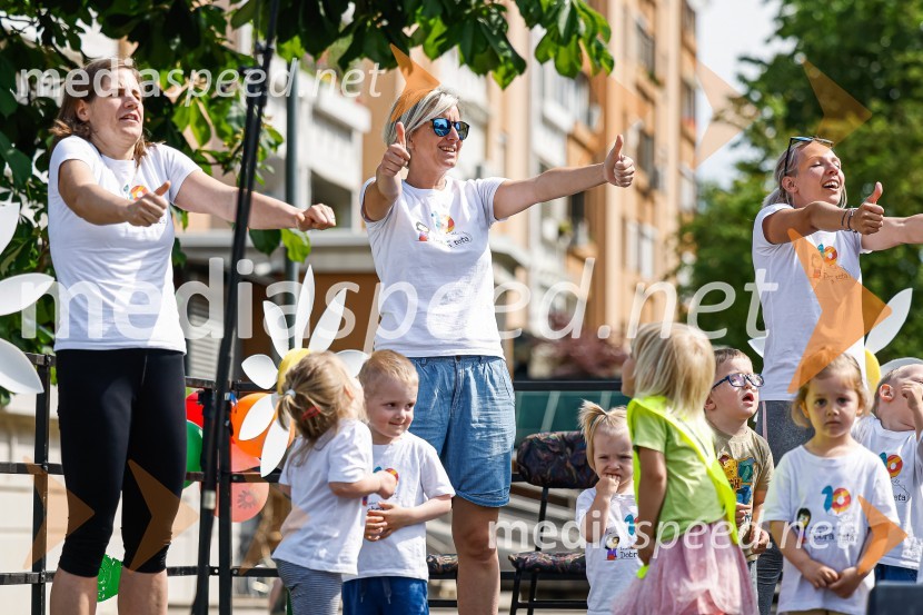 Nastop predšolskih otrok, Vrtec Dobra tetaParada učenja Ljudske univerze Kranj 2022