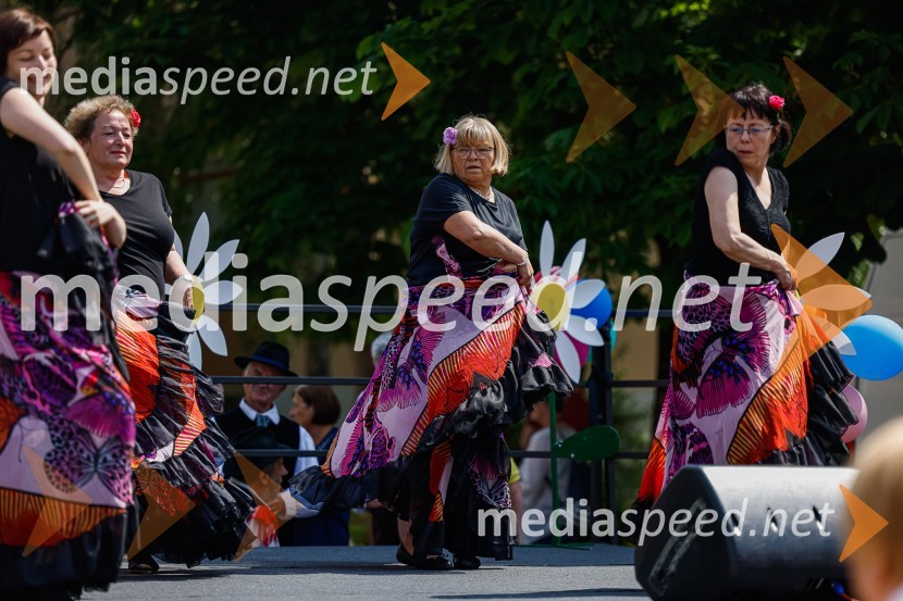 Orientalske plesalke LUKParada učenja Ljudske univerze Kranj 2022