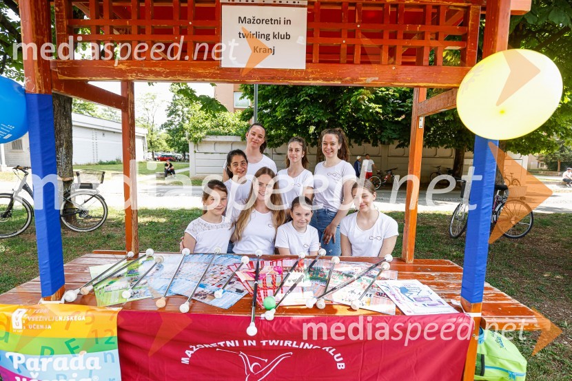 Mažoretni in twirling klub Kranj; Parada učenja Ljudske univerze Kranj 2022Parada učenja Ljudske univerze Kranj 2022