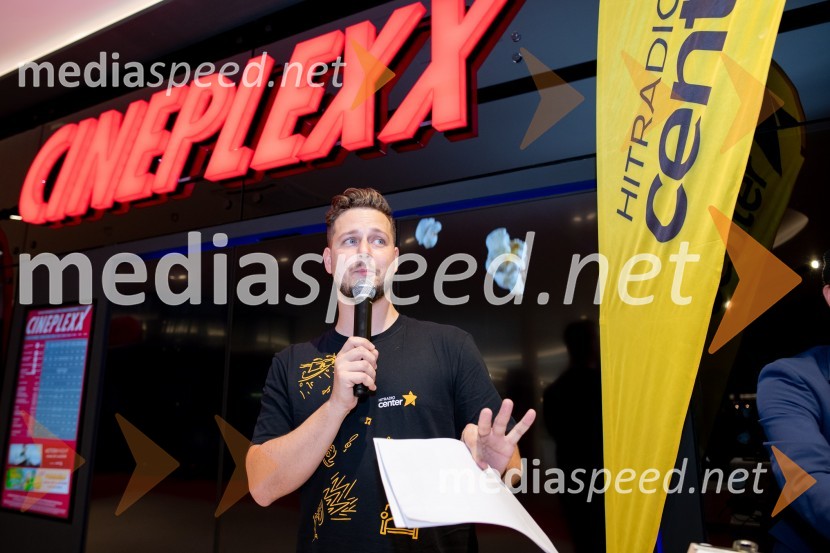  Alen Podlesnik, moderator, radio CenterCineplexx - Ljubljana Rudnik odprl svoja vrata